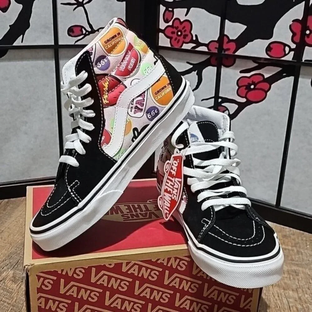 Vans Hi Multicolor Shoes Size 6.5 New